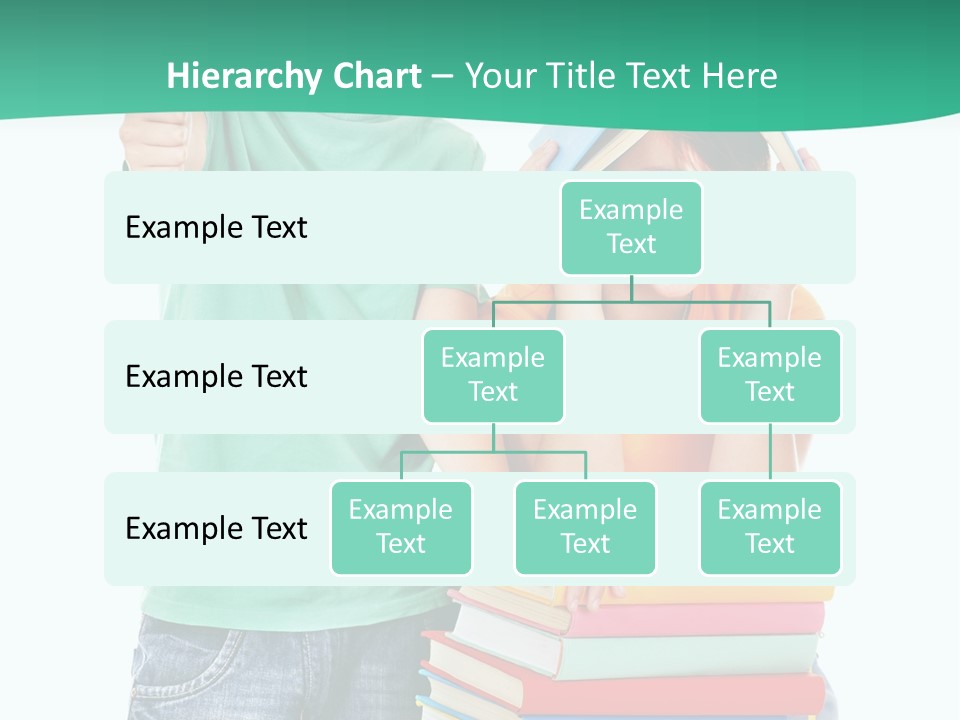 Beauty White Teen PowerPoint Template