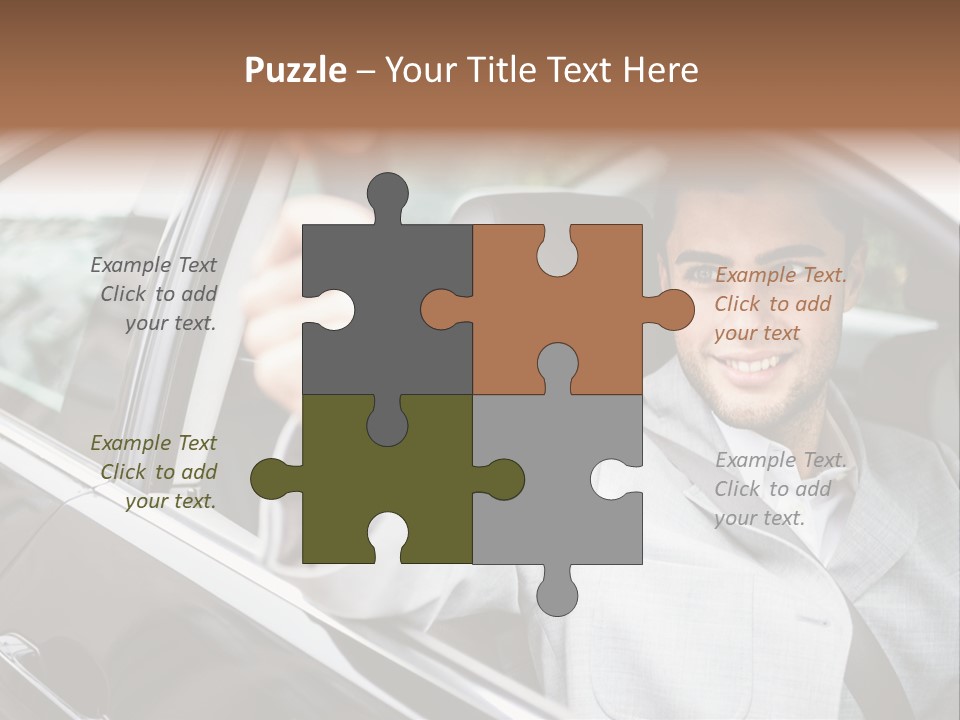 Sell Road Test Business PowerPoint Template