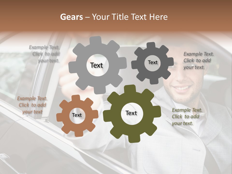 Sell Road Test Business PowerPoint Template