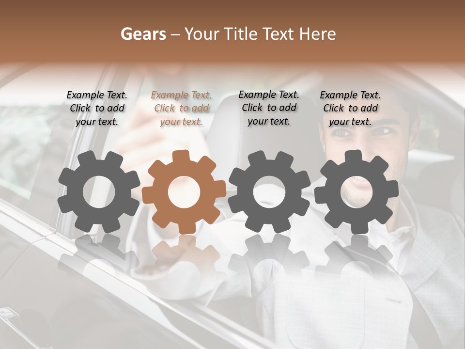 Sell Road Test Business PowerPoint Template