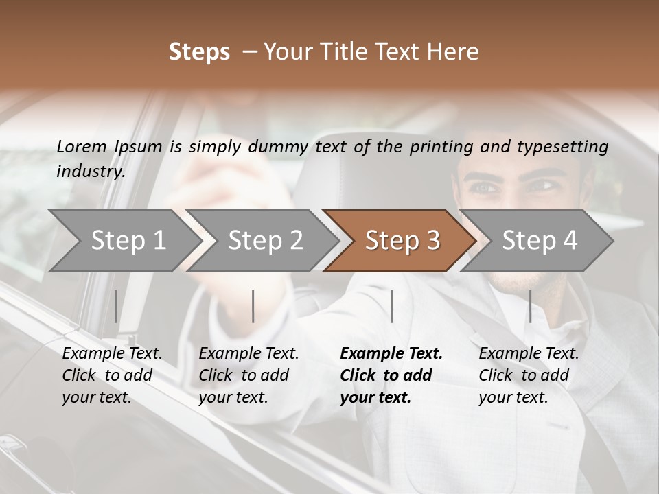 Sell Road Test Business PowerPoint Template