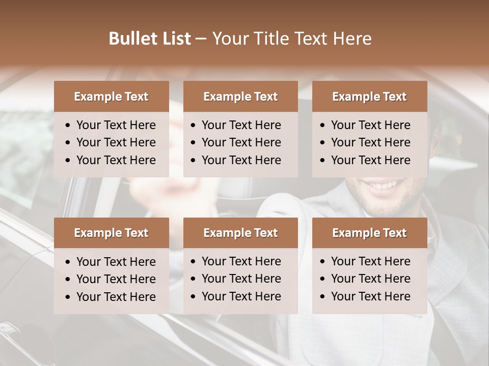 Sell Road Test Business PowerPoint Template