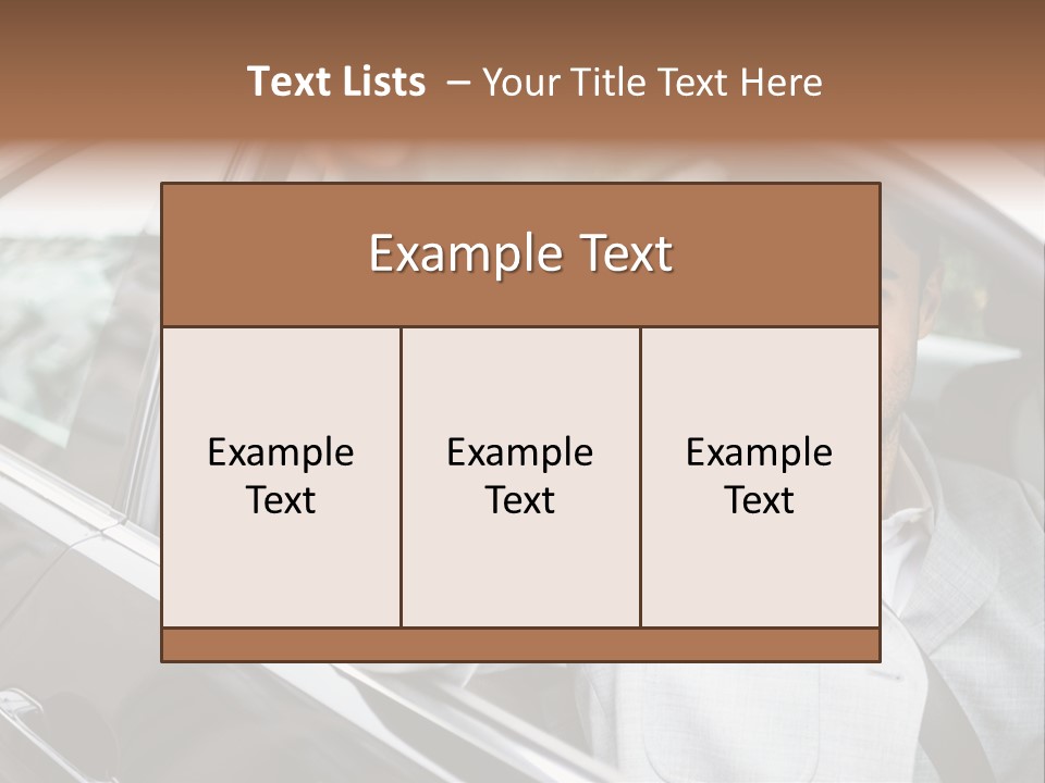 Sell Road Test Business PowerPoint Template
