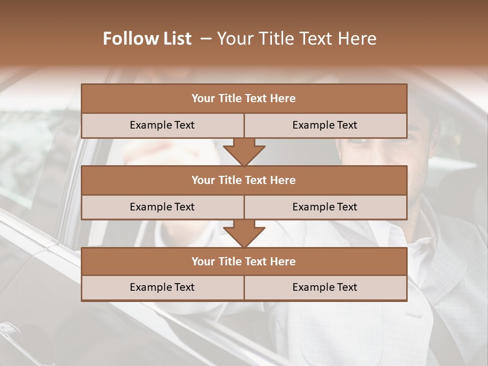 Sell Road Test Business PowerPoint Template