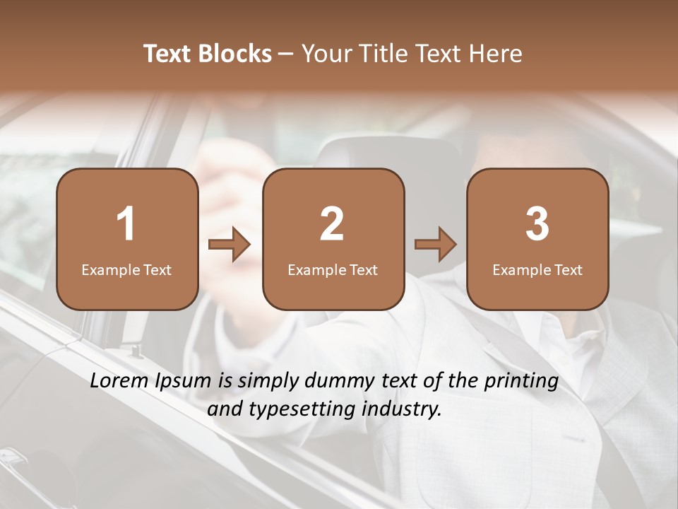 Sell Road Test Business PowerPoint Template