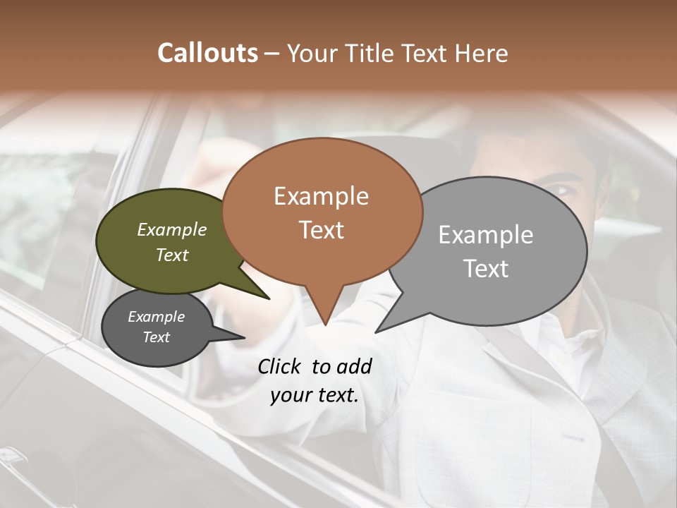 Sell Road Test Business PowerPoint Template