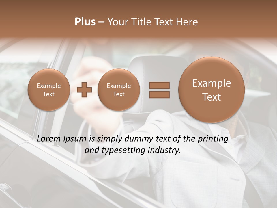 Sell Road Test Business PowerPoint Template