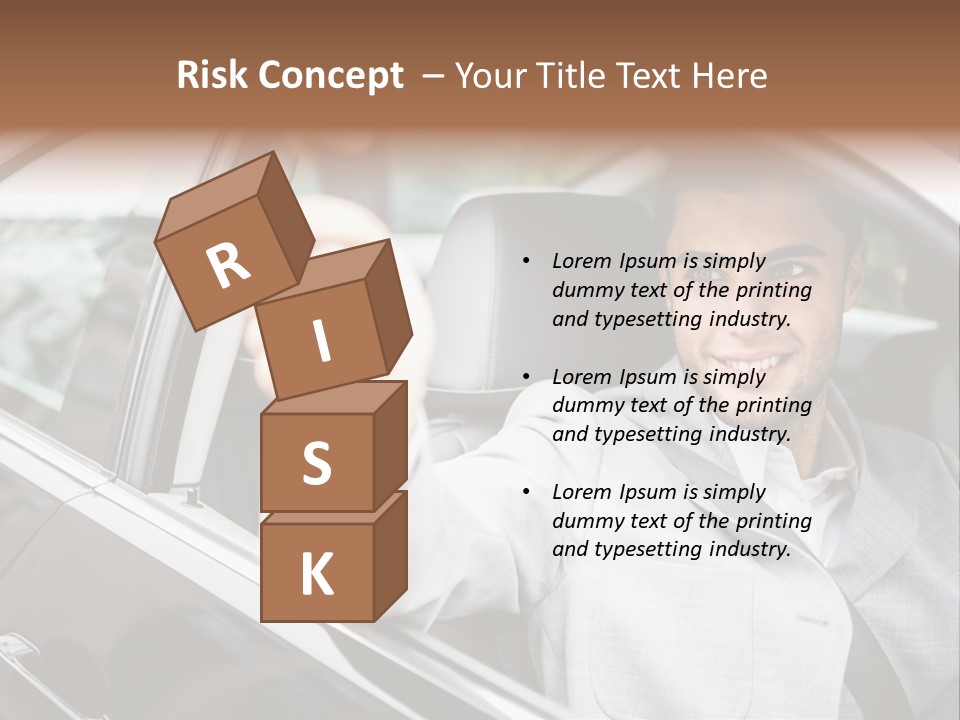 Sell Road Test Business PowerPoint Template
