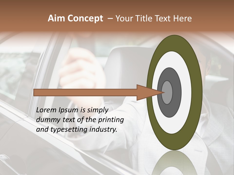 Sell Road Test Business PowerPoint Template