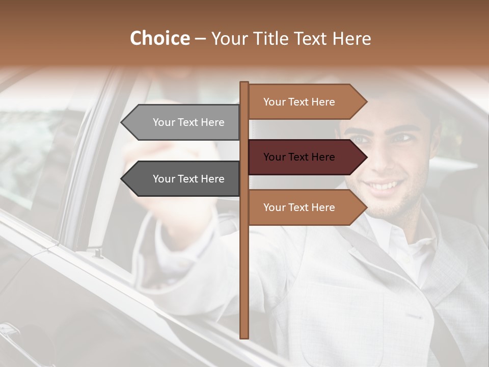 Sell Road Test Business PowerPoint Template