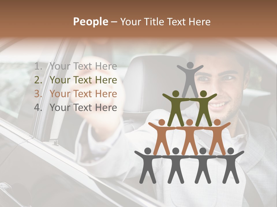 Sell Road Test Business PowerPoint Template