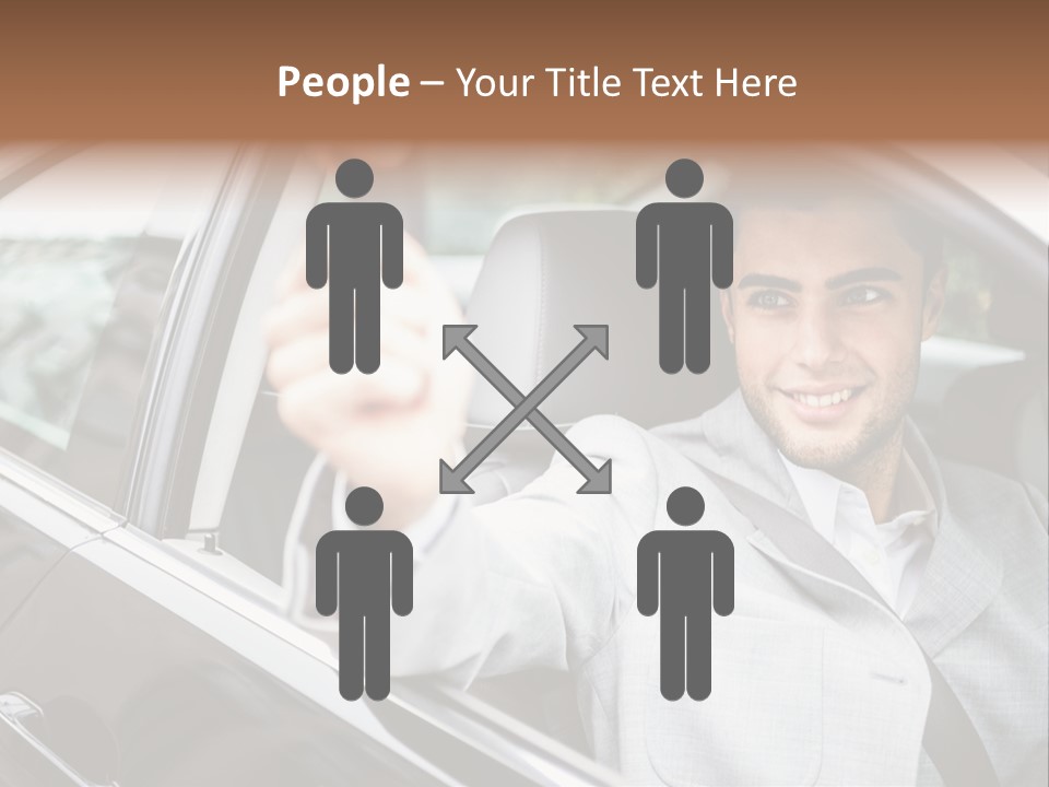 Sell Road Test Business PowerPoint Template