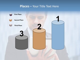 Background Blue Article PowerPoint Template