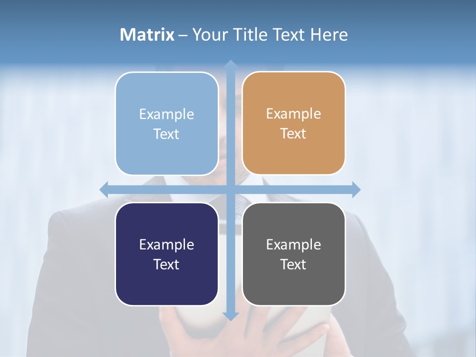 Background Blue Article PowerPoint Template