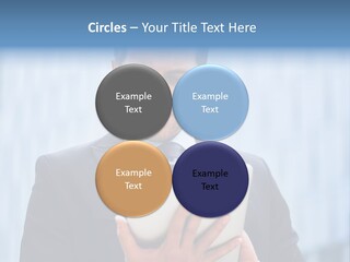 Background Blue Article PowerPoint Template