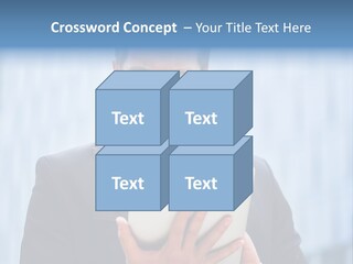 Background Blue Article PowerPoint Template