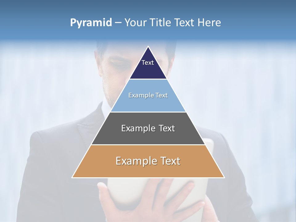 Background Blue Article PowerPoint Template