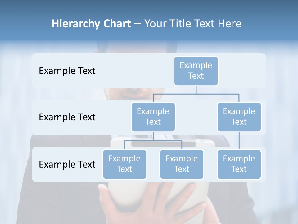 Background Blue Article PowerPoint Template