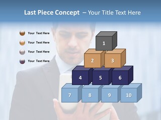 Background Blue Article PowerPoint Template