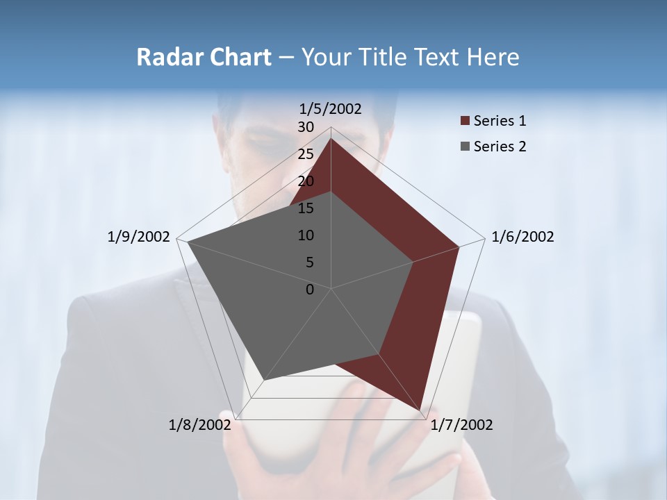 Background Blue Article PowerPoint Template