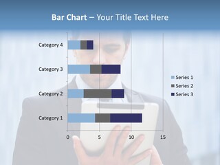 Background Blue Article PowerPoint Template