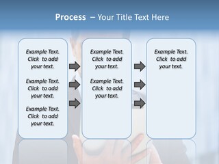 Background Blue Article PowerPoint Template
