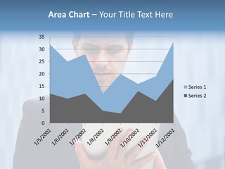 Background Blue Article PowerPoint Template