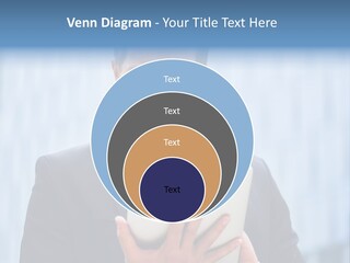 Background Blue Article PowerPoint Template