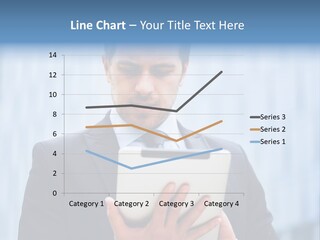 Background Blue Article PowerPoint Template