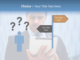 Background Blue Article PowerPoint Template