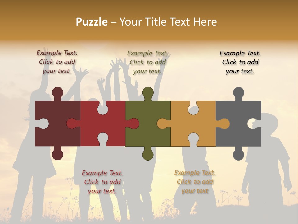 Boy Grass Catch PowerPoint Template