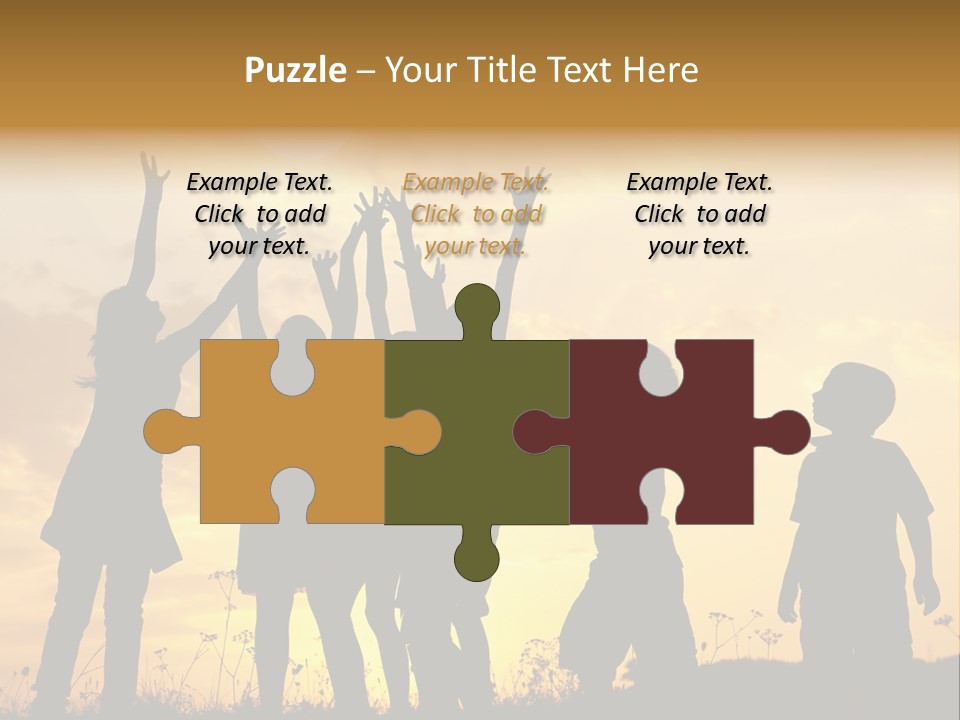 Boy Grass Catch PowerPoint Template