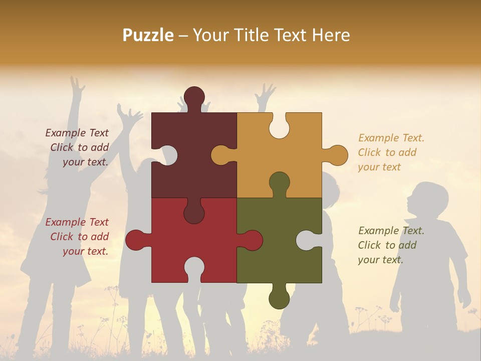 Boy Grass Catch PowerPoint Template