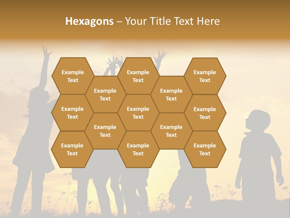 Boy Grass Catch PowerPoint Template