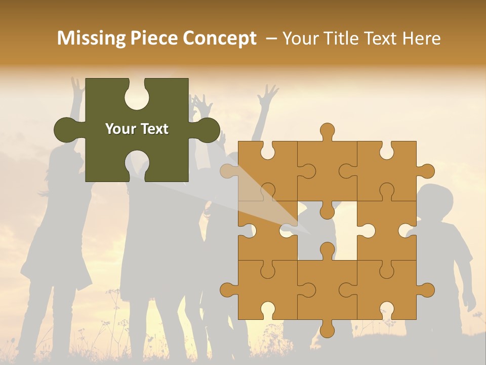 Boy Grass Catch PowerPoint Template