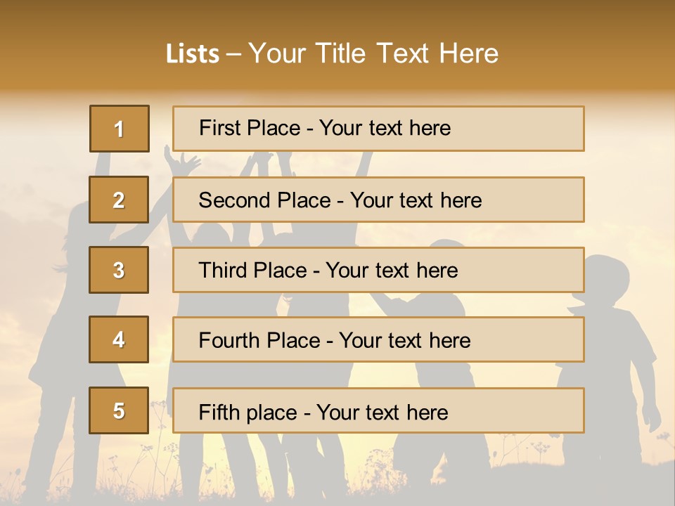 Boy Grass Catch PowerPoint Template