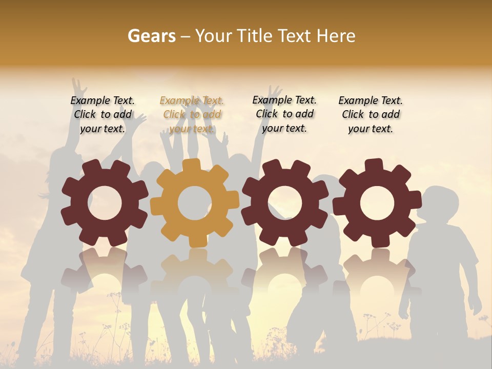 Boy Grass Catch PowerPoint Template