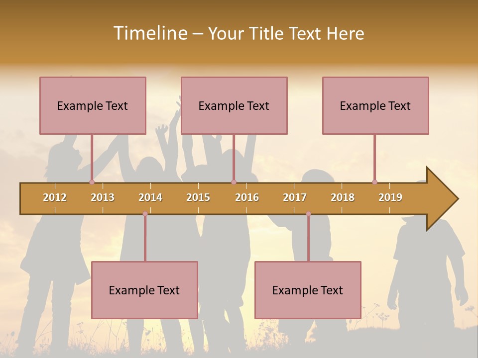 Boy Grass Catch PowerPoint Template