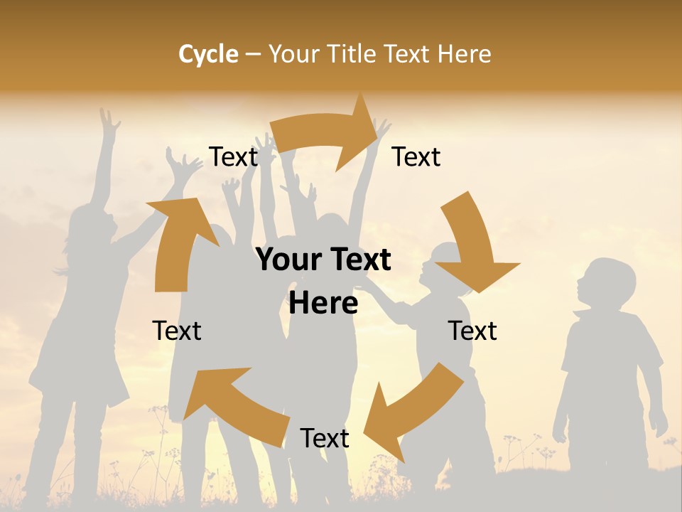 Boy Grass Catch PowerPoint Template