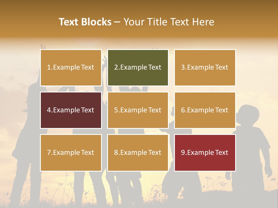 Boy Grass Catch PowerPoint Template