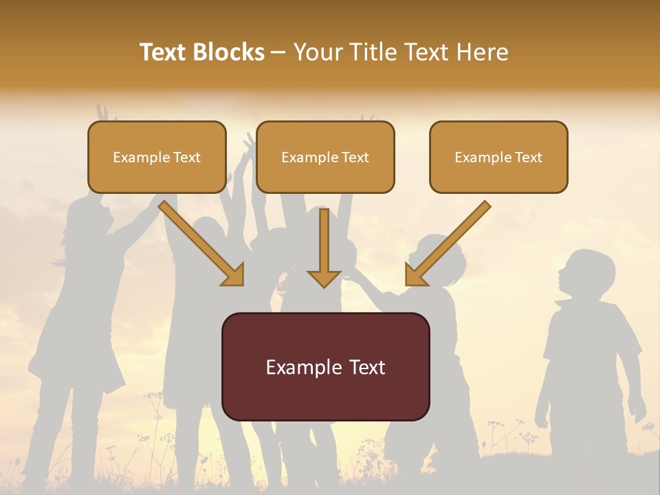 Boy Grass Catch PowerPoint Template