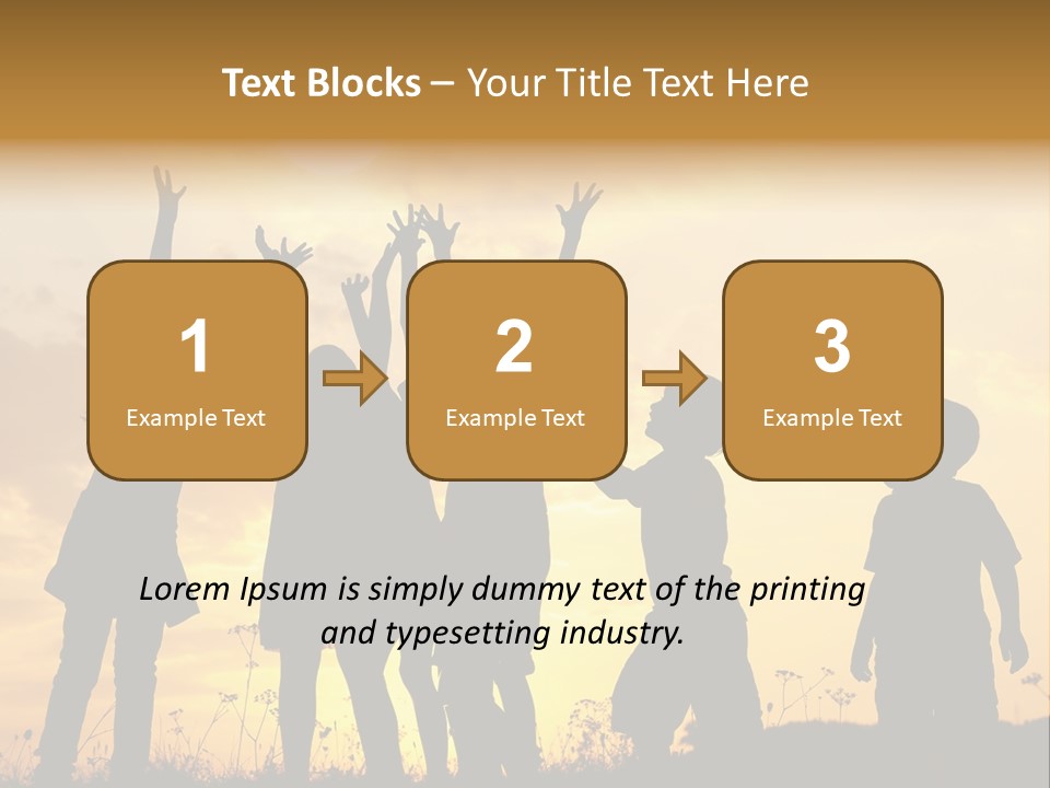 Boy Grass Catch PowerPoint Template