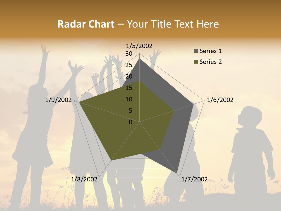 Boy Grass Catch PowerPoint Template