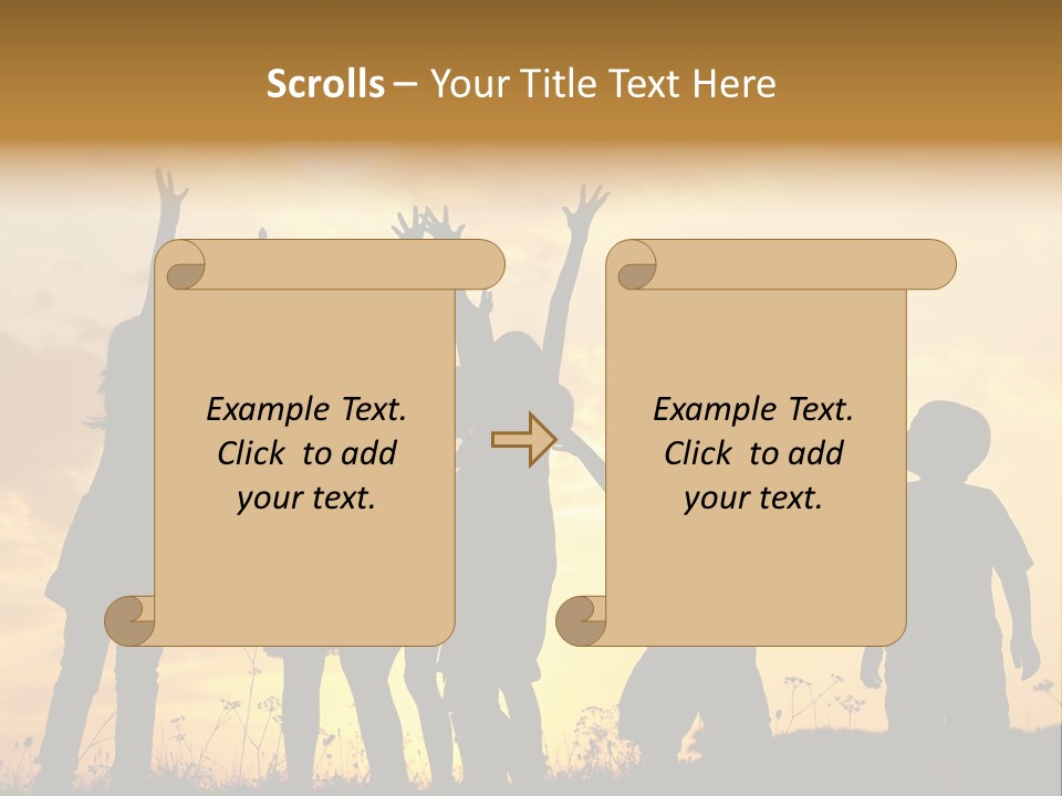 Boy Grass Catch PowerPoint Template