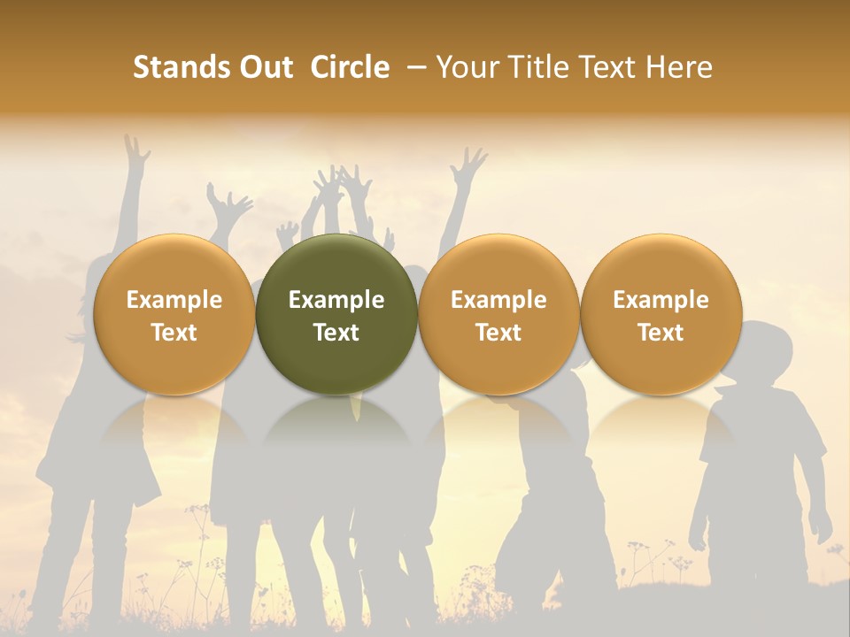 Boy Grass Catch PowerPoint Template