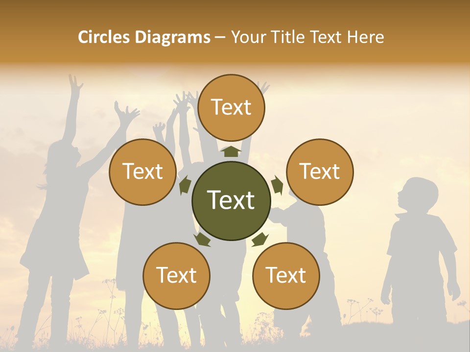 Boy Grass Catch PowerPoint Template