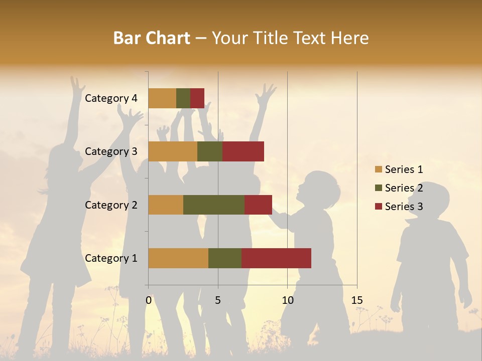 Boy Grass Catch PowerPoint Template