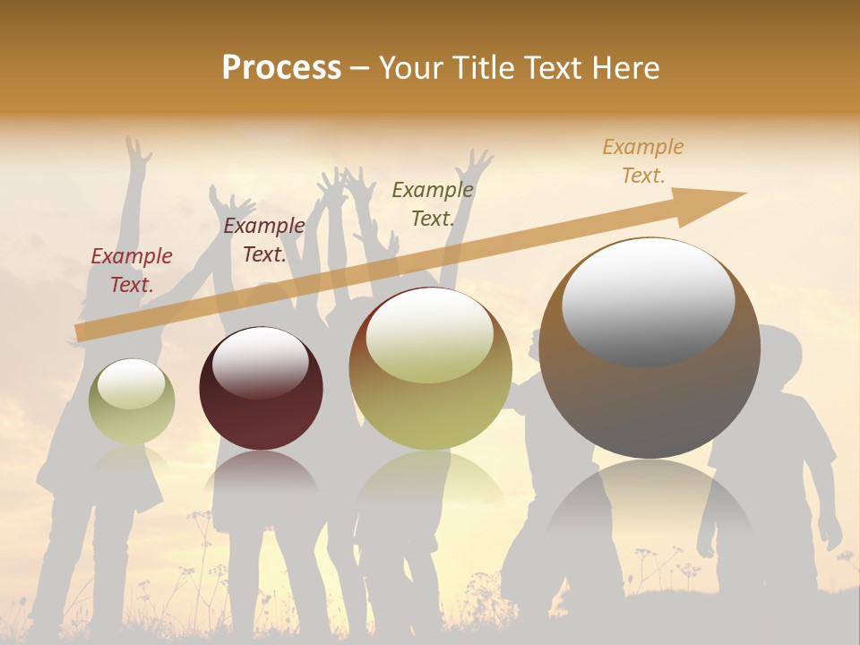 Boy Grass Catch PowerPoint Template