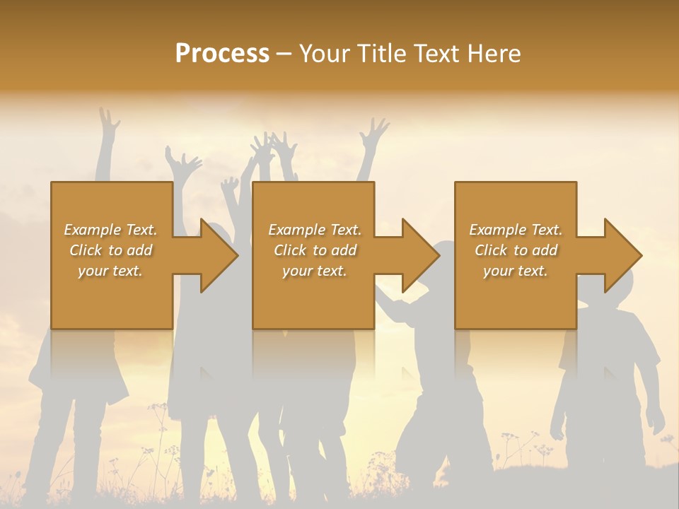 Boy Grass Catch PowerPoint Template