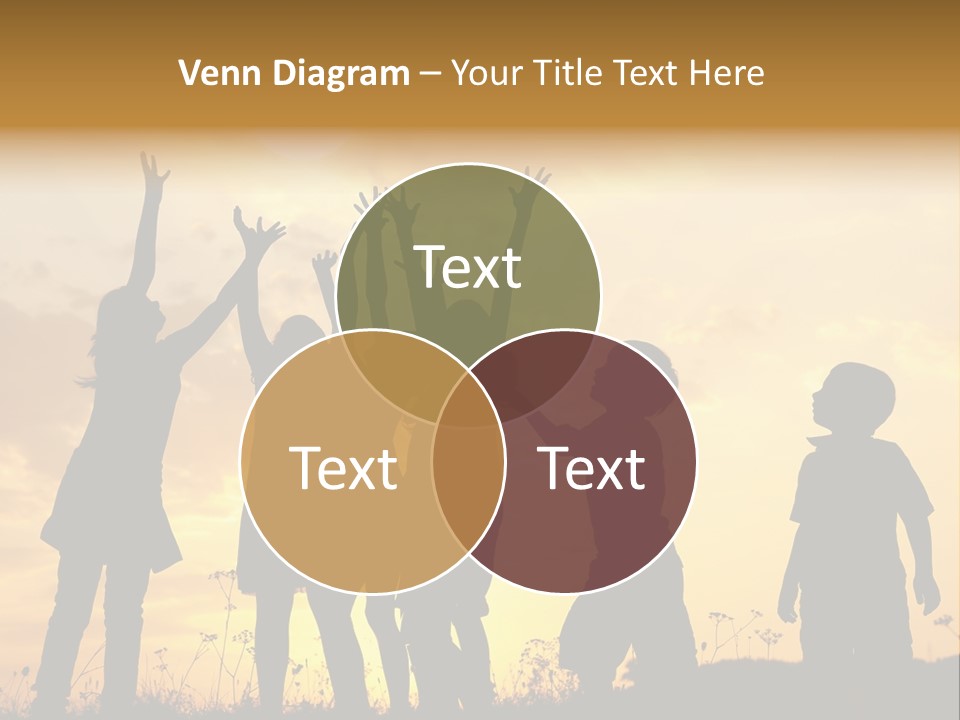 Boy Grass Catch PowerPoint Template